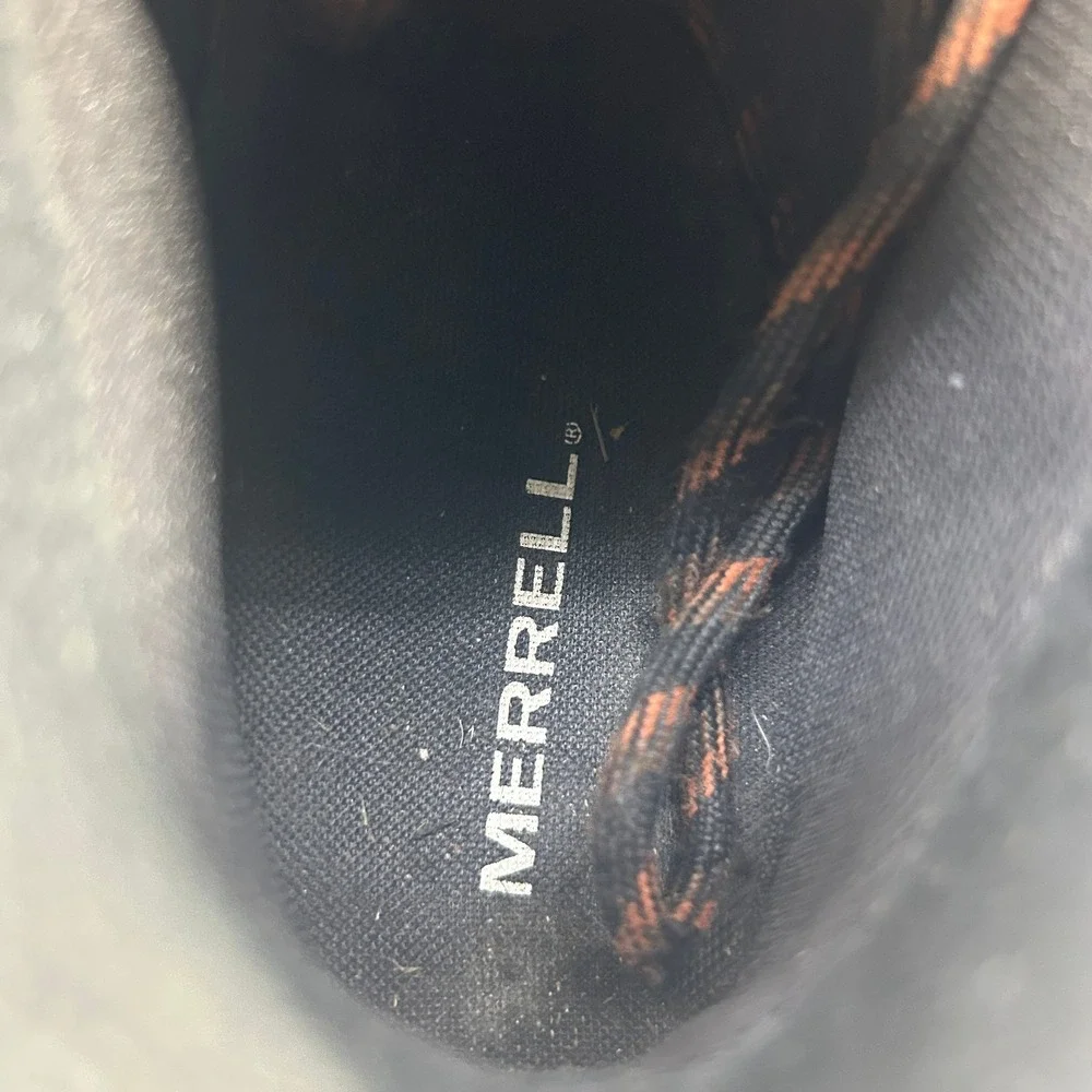 Merrell Moab 3 Mid Waterproof Hiking Boots Mens 10 Brown J035839Z Vibram Outsole